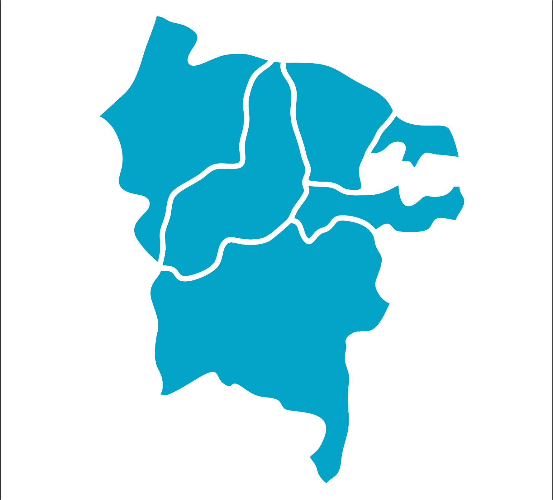 Mapa de atuação - Paraíba, Alagoas e Sergipe